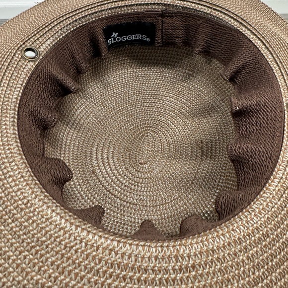 Sloggers Braided Wide-Brim Sun Hat - Brown - Picture 3 of 3